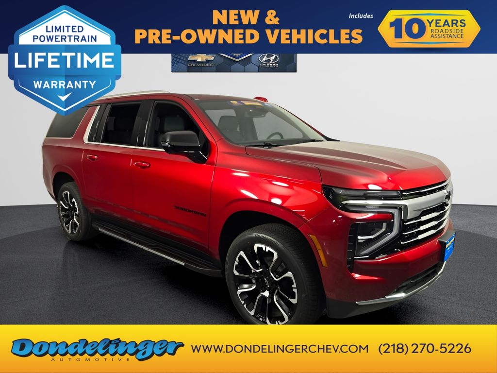 Radiant Red Tintcoat 2025 Chevrolet Suburban SUV / Crossover Four-Wheel Drive 