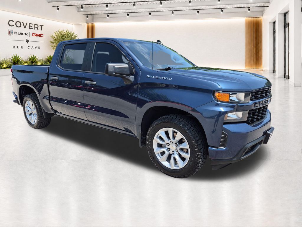Blue Metallic 2022 Chevrolet Silverado 1500 Pickup Truck 4X2 8-Speed Automatic