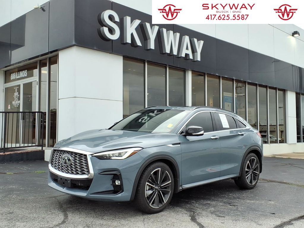 Slate Gray 2022 INFINITI QX55 SUV / Crossover All-Wheel Drive Automatic