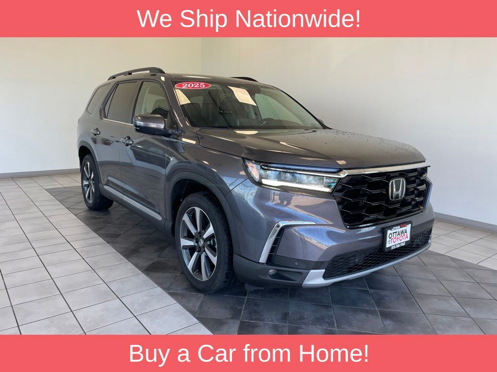 Gray (Modern Steel Metallic) 2025 Honda Pilot SUV / Crossover All-Wheel Drive Automatic