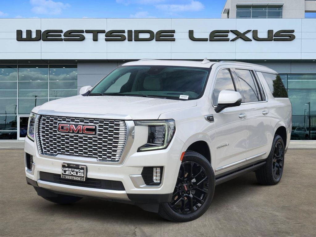 2023 GMC Yukon XL Denali White at Bayway Cadillac of The Woodlands