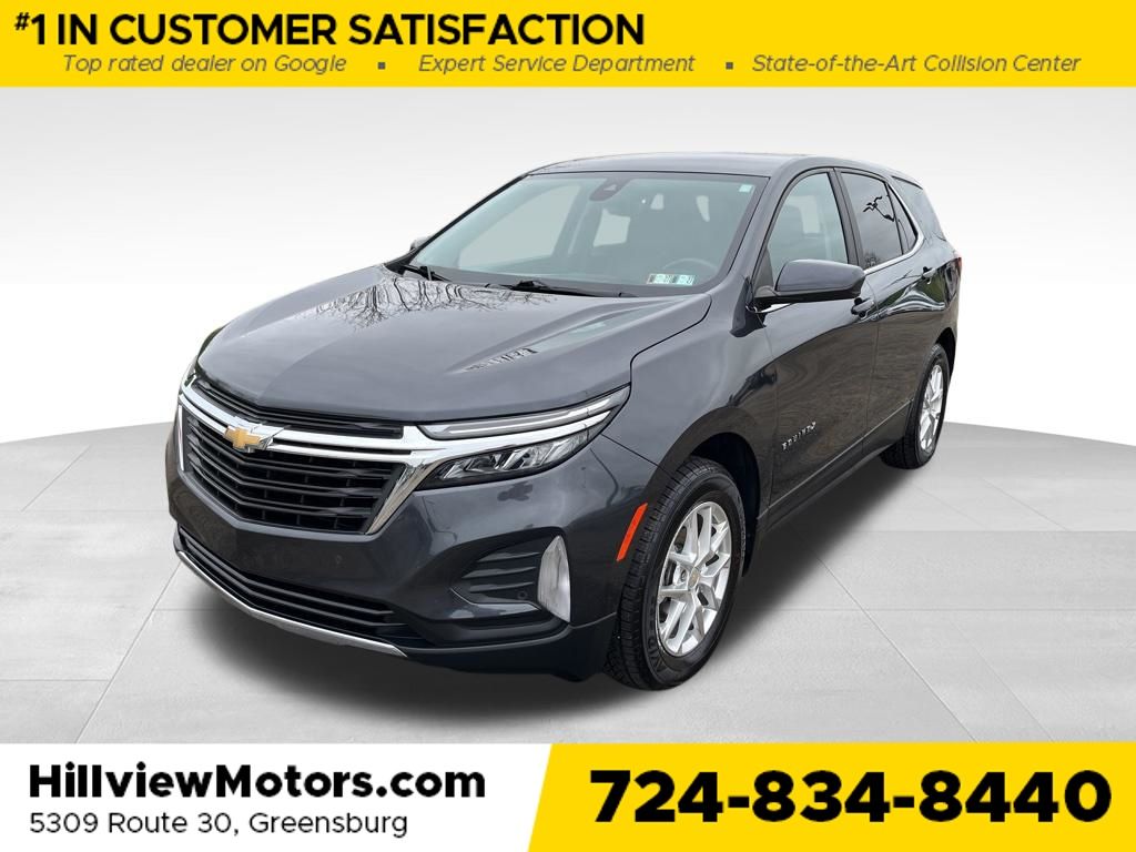 Iron Gray Metallic 2022 Chevrolet Equinox LT AWD with 1LT SUV / Crossover Four-Wheel Drive 6-Speed Automatic Overdrive