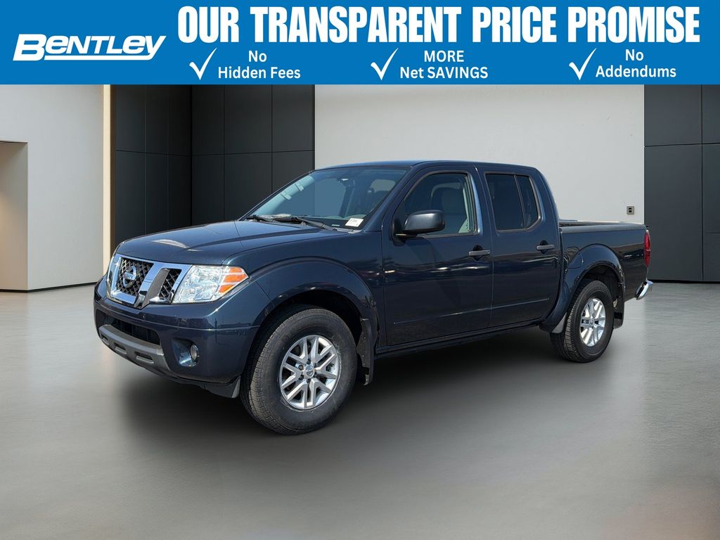 Arctic Blue Metallic 2019 Nissan Frontier Pickup Truck 4X2 5-Speed Automatic Overdrive