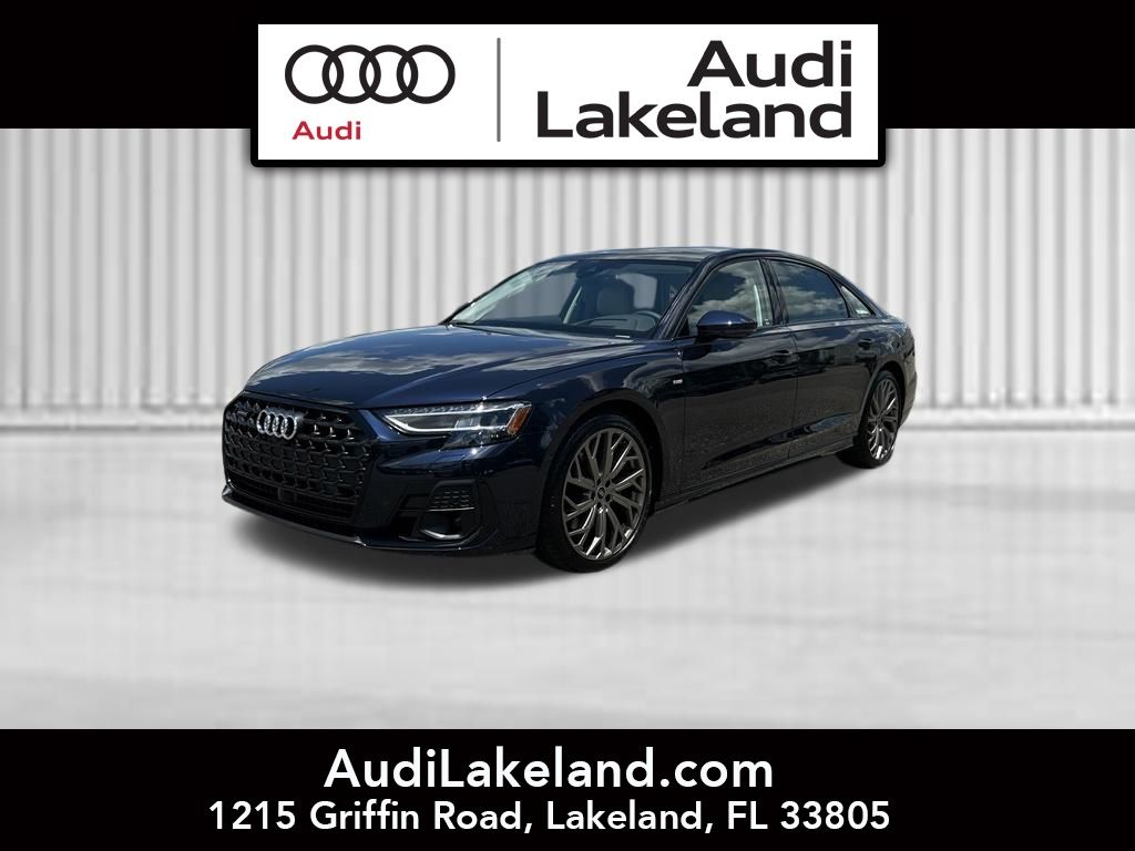 Blue 2026 Audi A8 L quattro 55 TFSI Sedan All-Wheel Drive 8-Speed Automatic