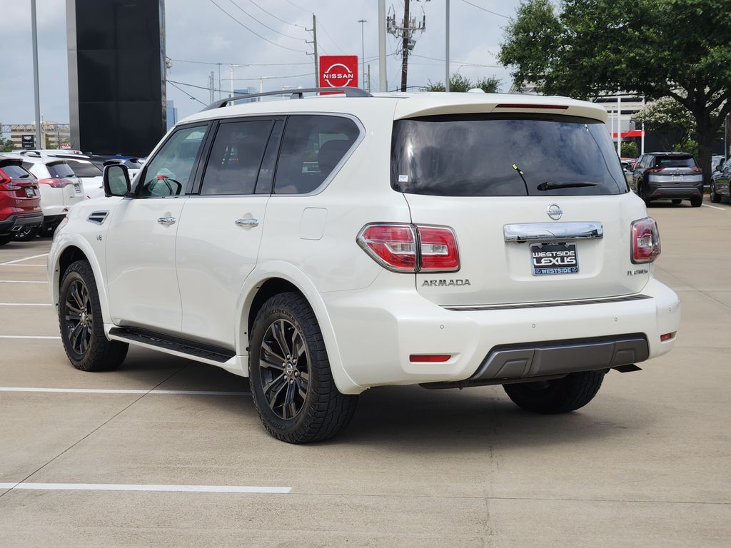 2019 Nissan Armada Platinum White at Bravo Nissan