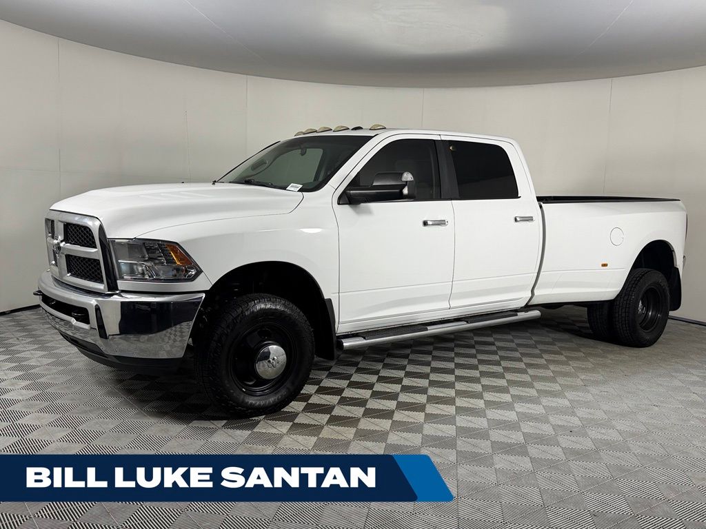 Bright White Clearcoat 2018 RAM 3500 Pickup Truck Four-Wheel Drive 6-Speed Automatic