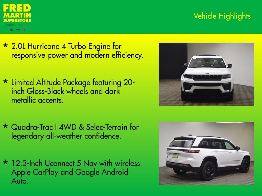 new 2026 Jeep Grand Cherokee car, priced at $44,486