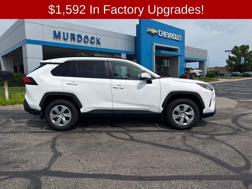 Super White 2021 Toyota RAV4 SUV / Crossover Front-Wheel Drive 8-Speed Automatic