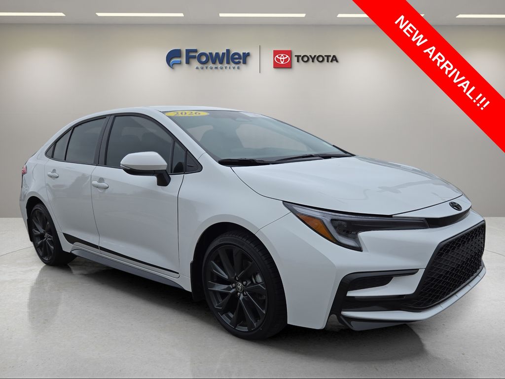 Ice Cap 2026 Toyota Corolla SE FWD Sedan Front-Wheel Drive Continuously Variable Transmission