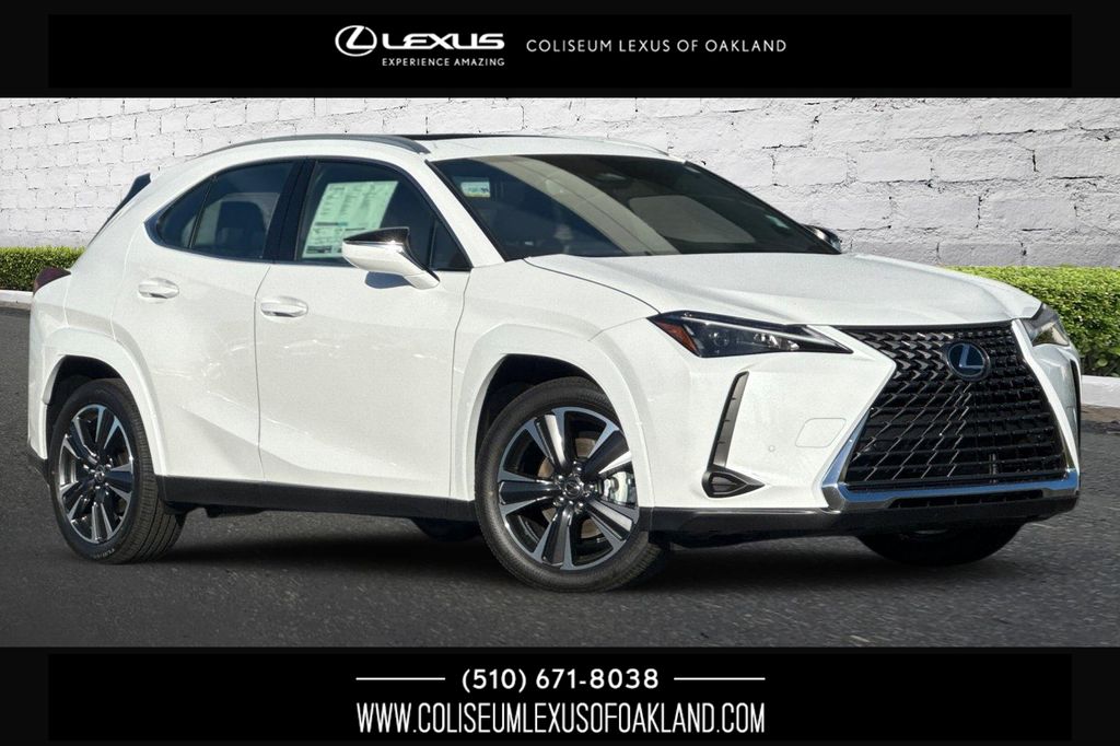 Ultra White 2026 Lexus UX Hybrid SUV / Crossover All-Wheel Drive Continuously Variable Transmission