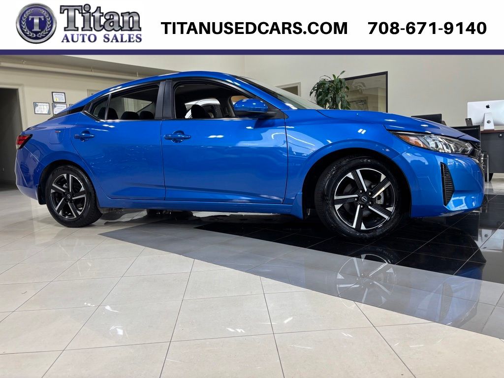 Electric Blue Metallic 2024 Nissan Sentra Sedan Front-Wheel Drive Automatic