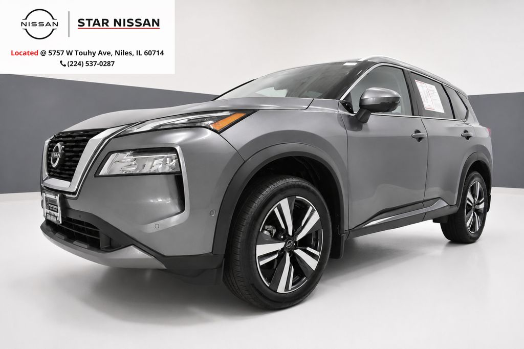 Gray (Gun Metallic) 2023 Nissan Rogue SUV / Crossover All-Wheel Drive Continuously Variable Transmission