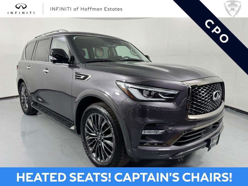Anthracite Gray 2023 INFINITI QX80 Premium Select 4WD SUV / Crossover All-Wheel Drive 7-Speed Automatic