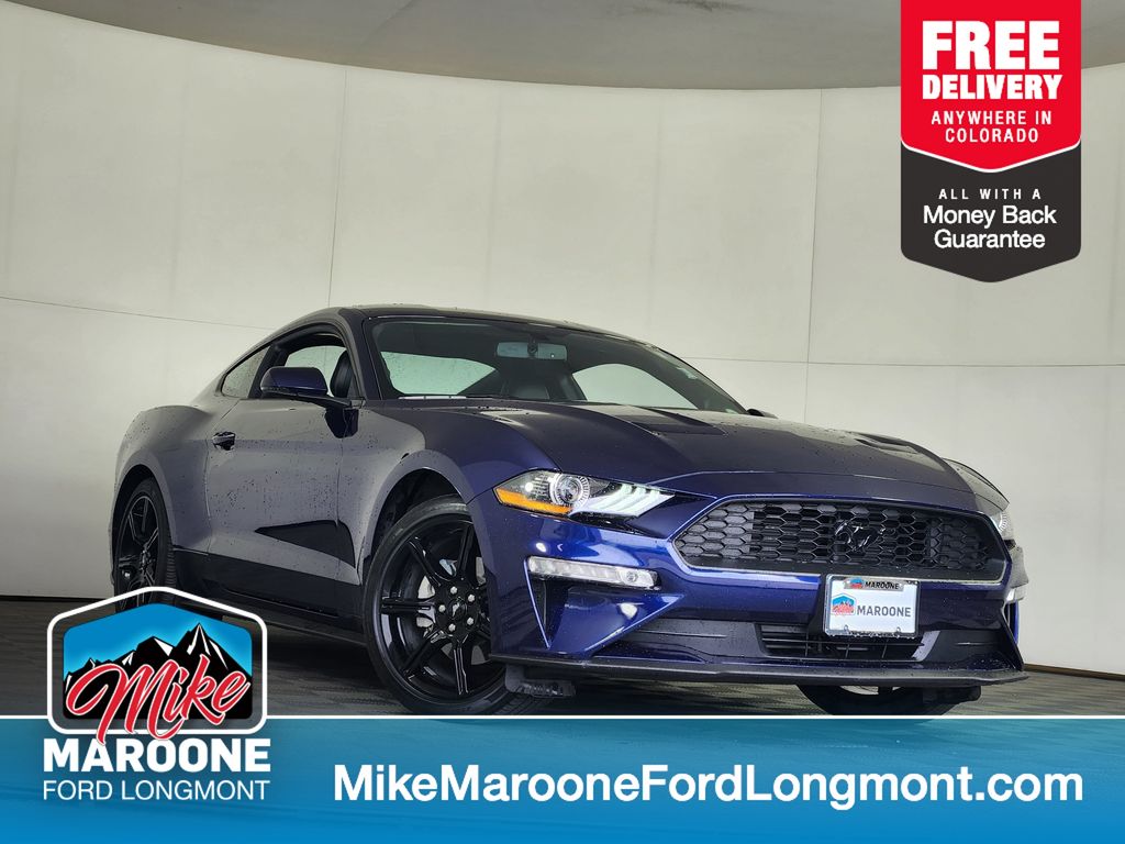 Kona Blue Metallic 2020 Ford Mustang Coupe Rear-Wheel Drive Automatic