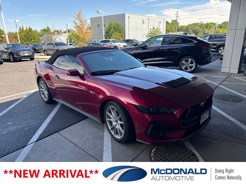 Pink (Magenta) 2025 Ford Mustang Convertible Rear-Wheel Drive Automatic