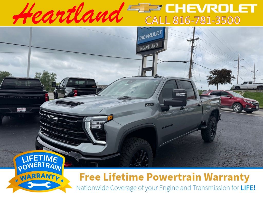 Sterling Gray Metallic 2026 Chevrolet Silverado 2500HD LT Crew Cab 4WD Pickup Truck Four-Wheel Drive Automatic