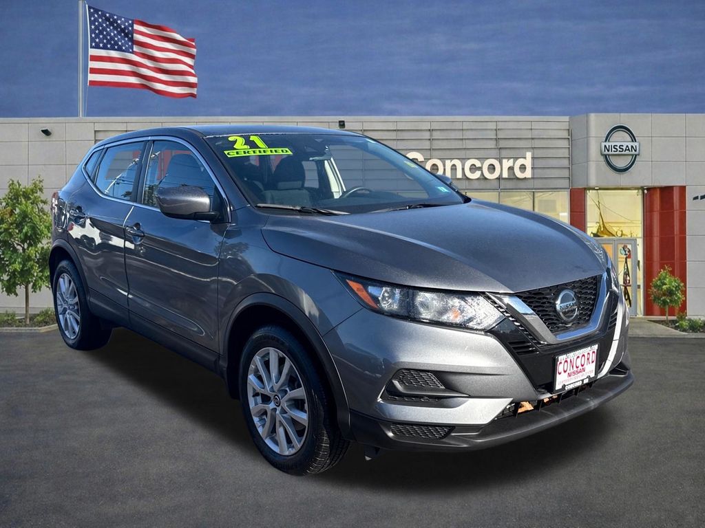 Gray (Gun Metallic) 2021 Nissan Rogue Sport S AWD SUV / Crossover All-Wheel Drive Continuously Variable Transmission