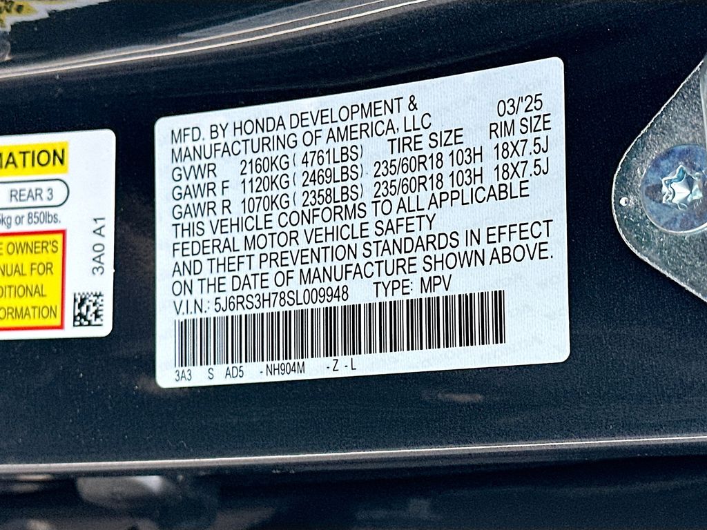 2025 Honda CR-V EX-L 23