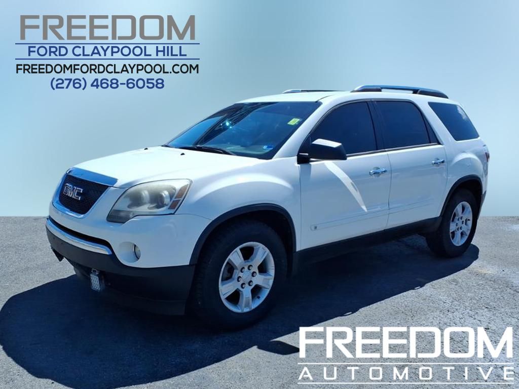 Summit White 2009 GMC Acadia SUV / Crossover All-Wheel Drive 6-Speed Automatic Overdrive