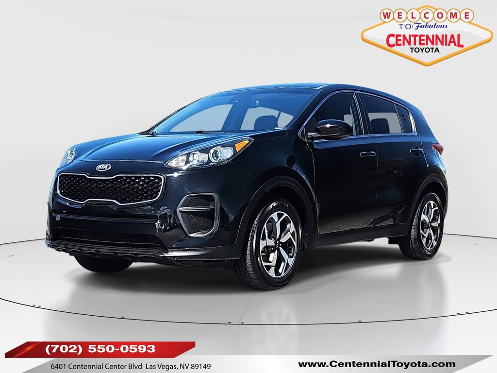 Black Cherry Pearl 2020 Kia Sportage LX FWD SUV / Crossover Front-Wheel Drive 6-Speed Automatic Overdrive