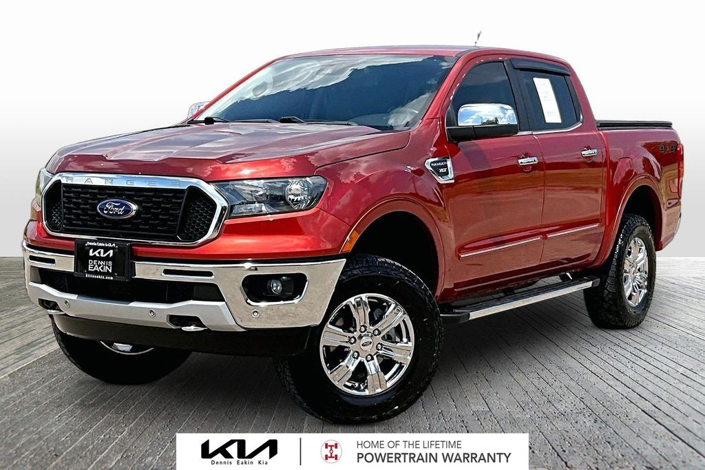 Chili Pepper Red 2019 Ford Ranger Pickup Truck Four-Wheel Drive Automatic
