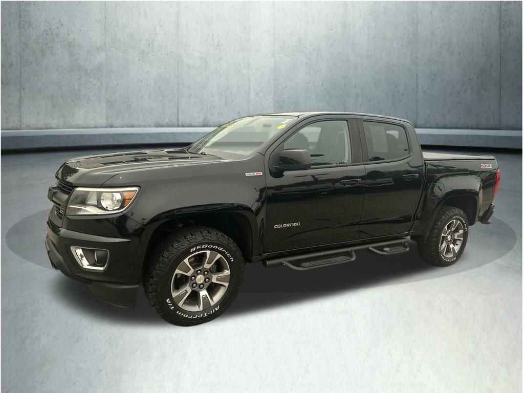 Black 2017 Chevrolet Colorado Pickup Truck Four-Wheel Drive 6-Speed Automatic