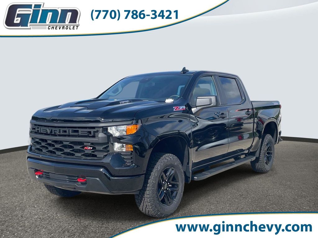 Black 2026 Chevrolet Silverado 1500 Pickup Truck Four-Wheel Drive 8-Speed Automatic