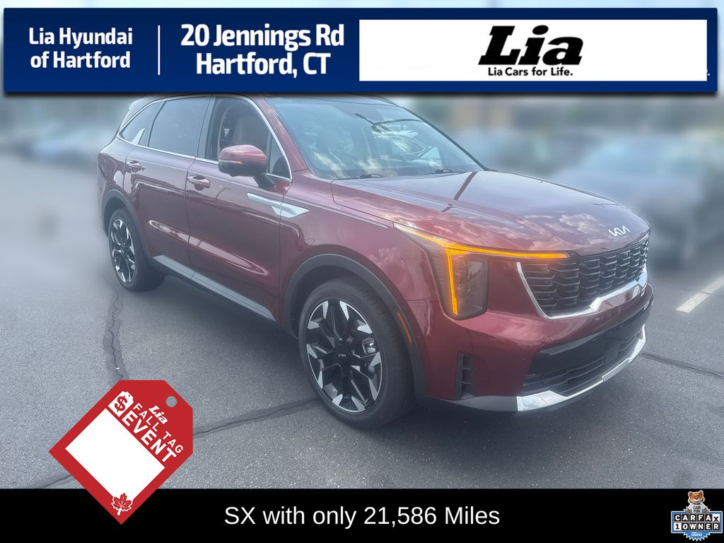 Dawning Red 2024 Kia Sorento SUV / Crossover Front-Wheel Drive 8-Speed Dual Clutch