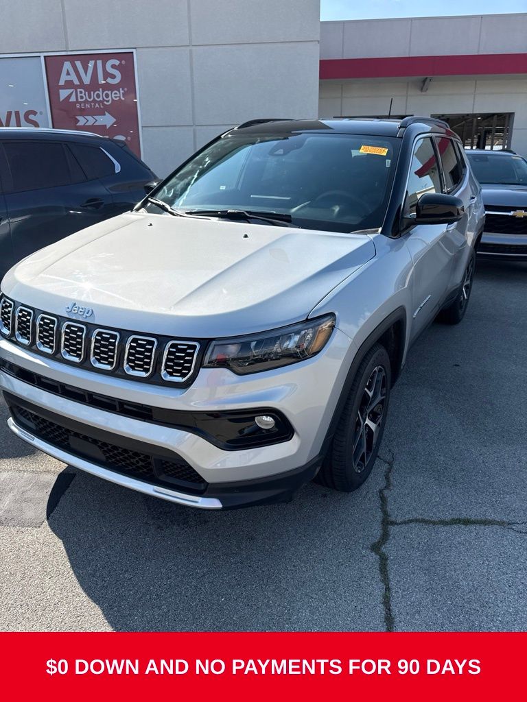 Silver Zynith Metallic Clearcoat 2025 Jeep Compass SUV / Crossover Four-Wheel Drive 8-Speed Automatic