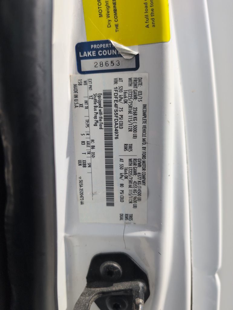 Used 2015 White Ford Base image 39