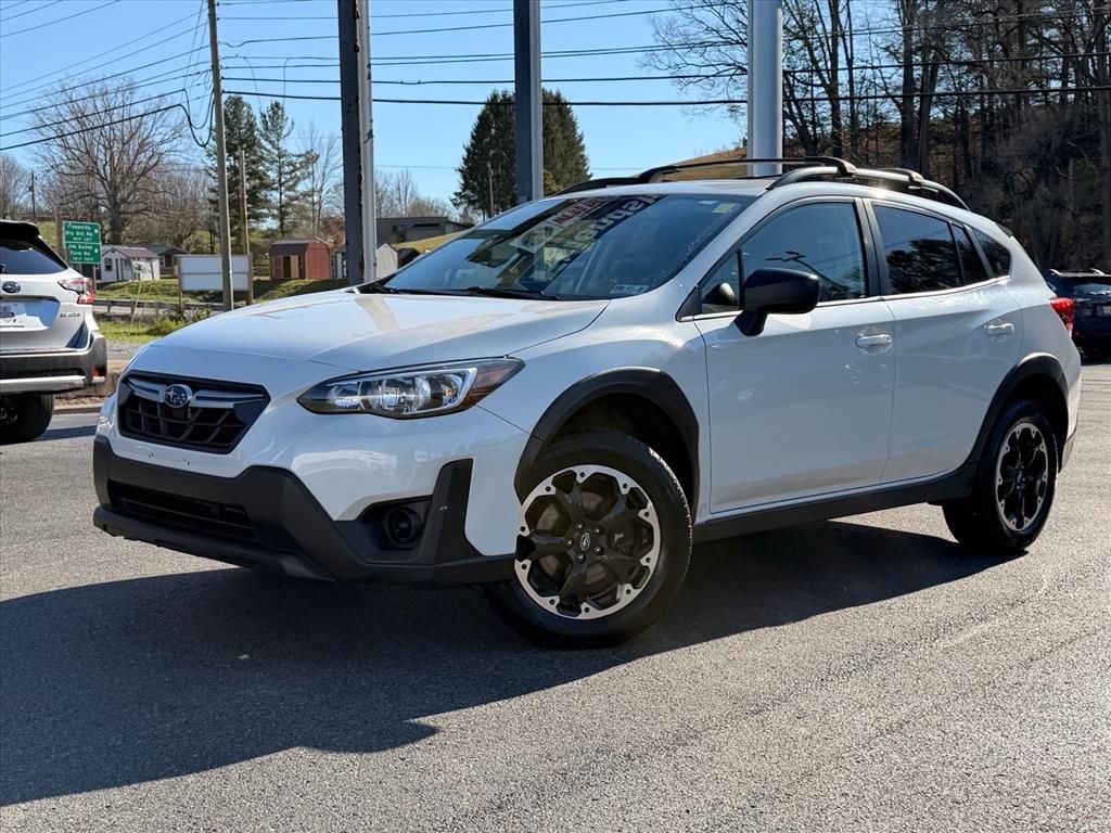 Crystal White Pearl 2021 Subaru Crosstrek Base AWD SUV / Crossover All-Wheel Drive Continuously Variable Transmission