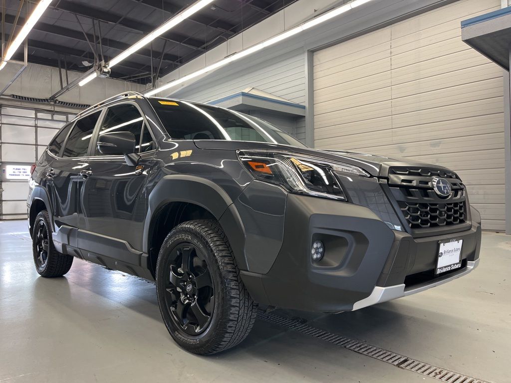 Magnetite Gray Metallic 2024 Subaru Forester SUV / Crossover All-Wheel Drive Continuously Variable Transmission