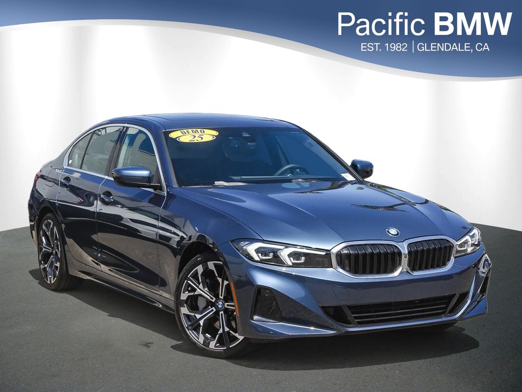 Blue Metallic 2025 BMW 3 Series Sedan Rear-Wheel Drive 8-Speed Automatic