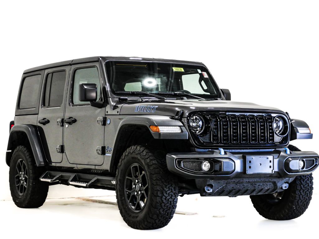 Gray (Granite Crystal Metallic Clearcoat) 2024 Jeep Wrangler 4xe SUV / Crossover Four-Wheel Drive 8-Speed Automatic