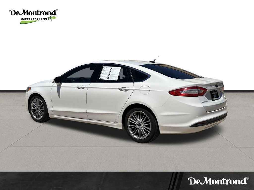 2015 Ford Fusion SE White at Durrett Motor Company