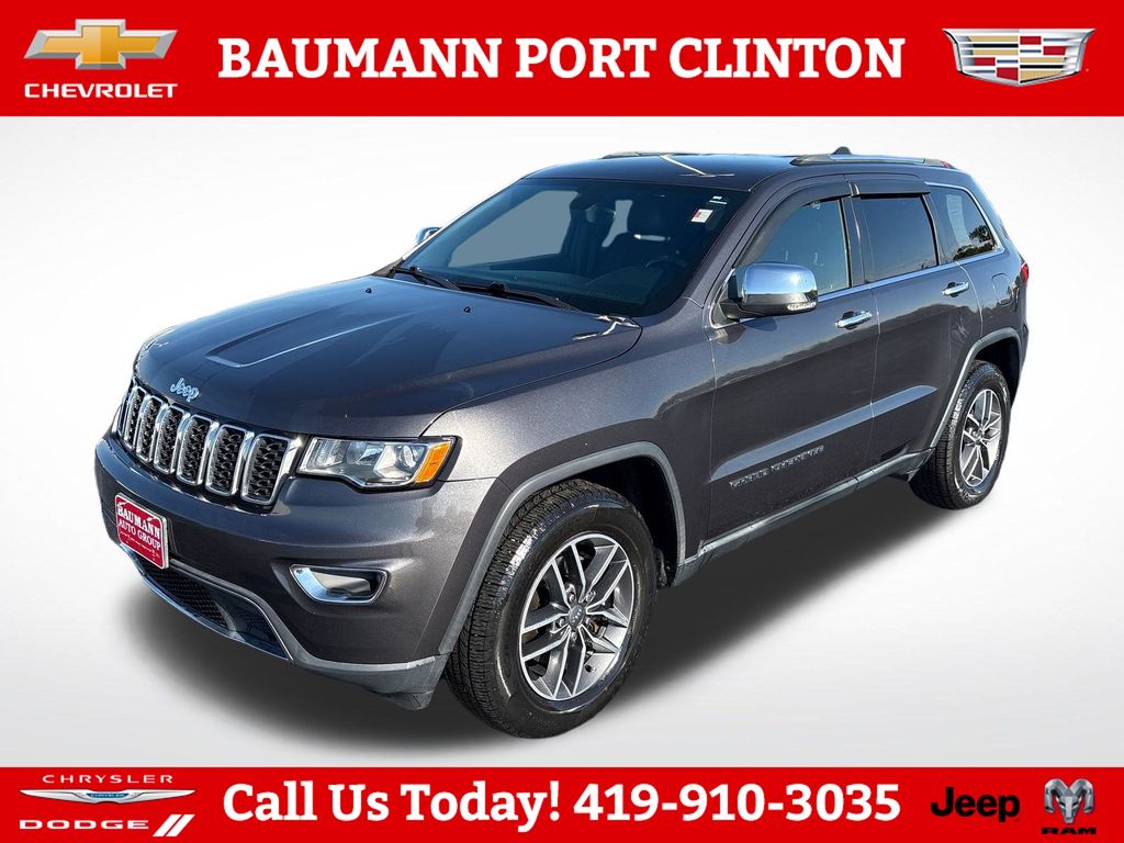 Gray (Granite Crystal Metallic Clearcoat) 2017 Jeep Grand Cherokee SUV / Crossover 4X2 8-Speed Automatic