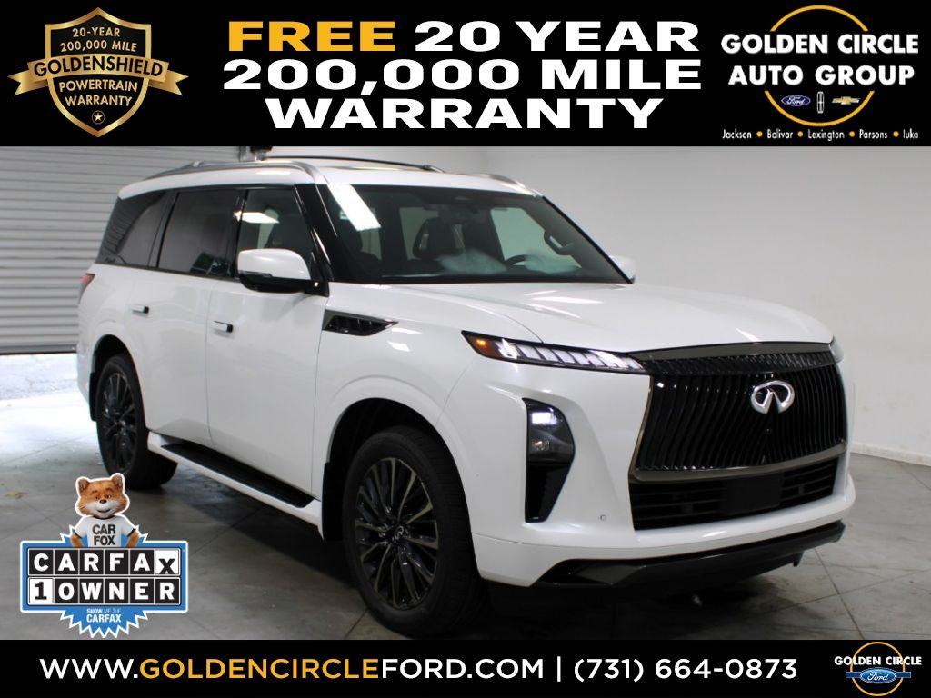 Radiant White 2026 INFINITI QX80 SUV / Crossover All-Wheel Drive 9-Speed Automatic