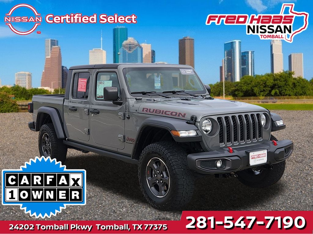 Sting-Gray Clearcoat 2023 Jeep Gladiator Rubicon Crew Cab 4WD Pickup Truck Four-Wheel Drive 8-Speed Automatic