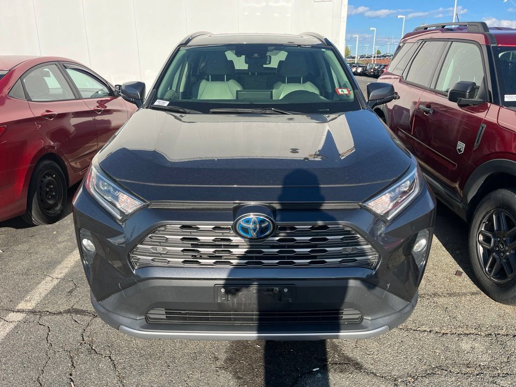 Magnetic Gray Metallic 2019 Toyota RAV4 Hybrid SUV / Crossover All-Wheel Drive Continuously Variable Transmission