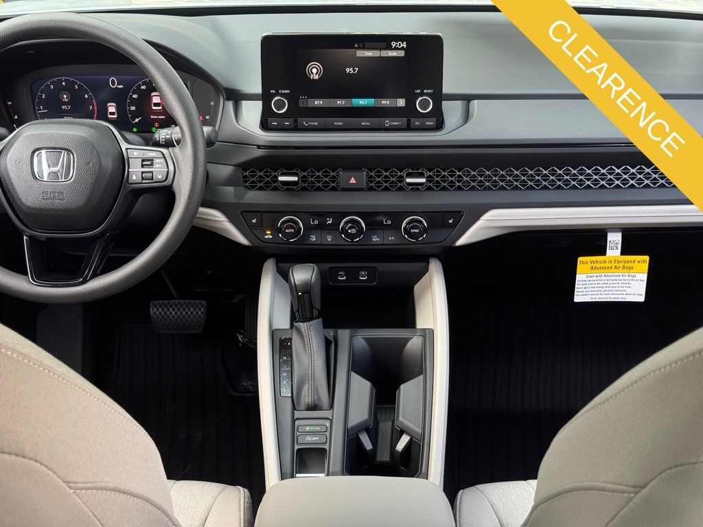 2025 Honda Accord SE White at Community Honda