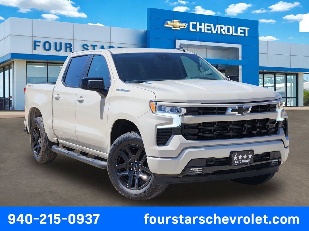 White Sands 2026 Chevrolet Silverado 1500 Pickup Truck Four-Wheel Drive 8-Speed Automatic