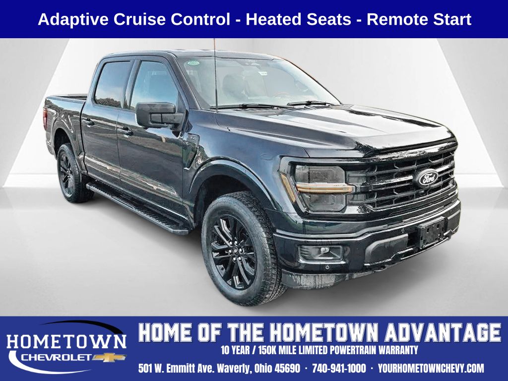 Antimatter Blue Metallic 2024 Ford F-150 Pickup Truck Four-Wheel Drive Automatic