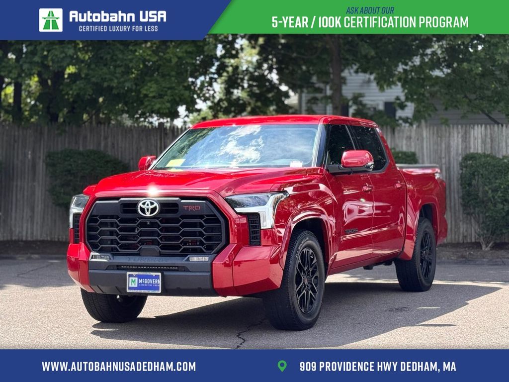 Red 2023 Toyota Tundra Pickup Truck Four-Wheel Drive Automatic