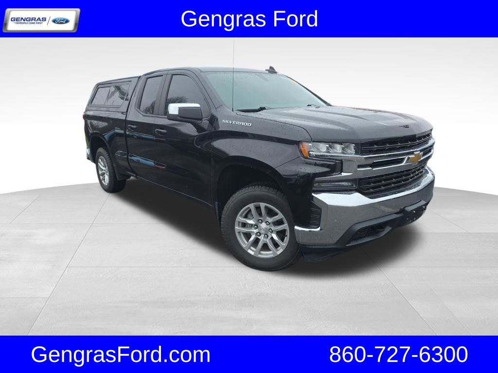 Black 2020 Chevrolet Silverado 1500 LT Double Cab 4WD Pickup Truck Four-Wheel Drive 8-Speed Automatic