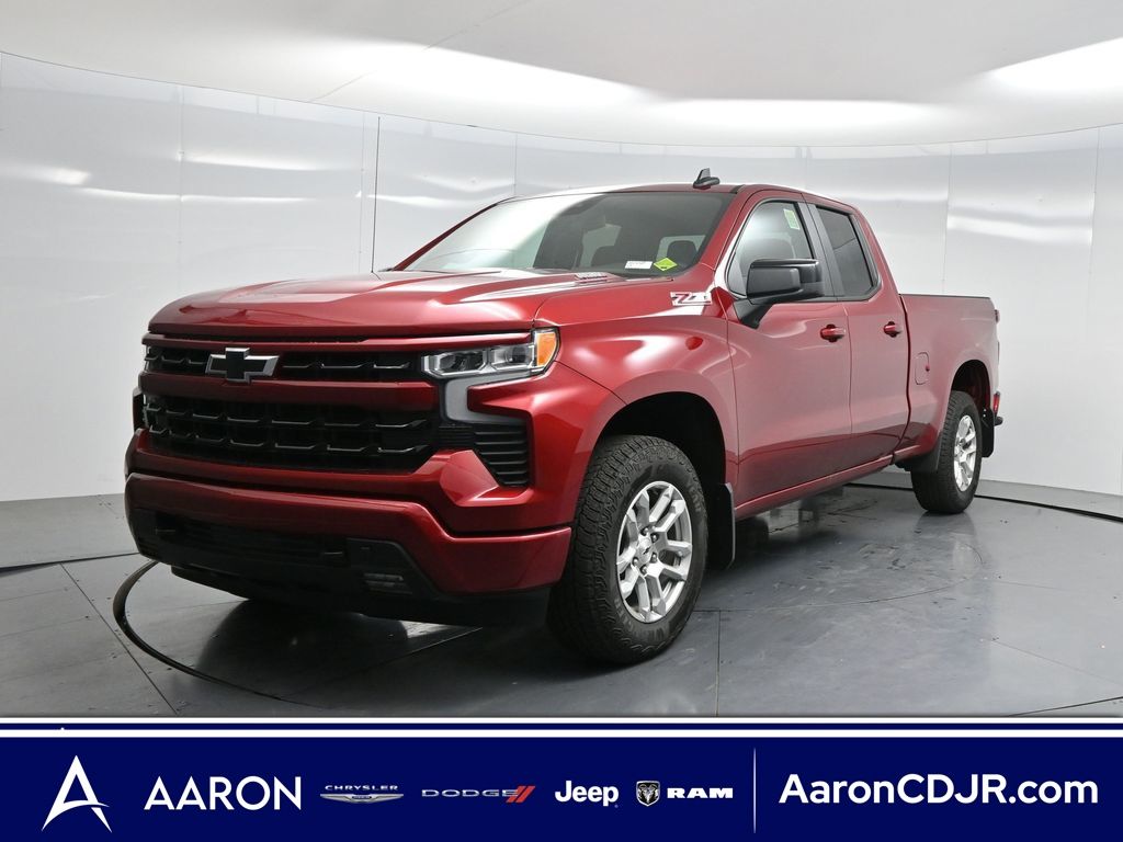 Radiant Red 2025 Chevrolet Silverado 1500 Pickup Truck Four-Wheel Drive Automatic