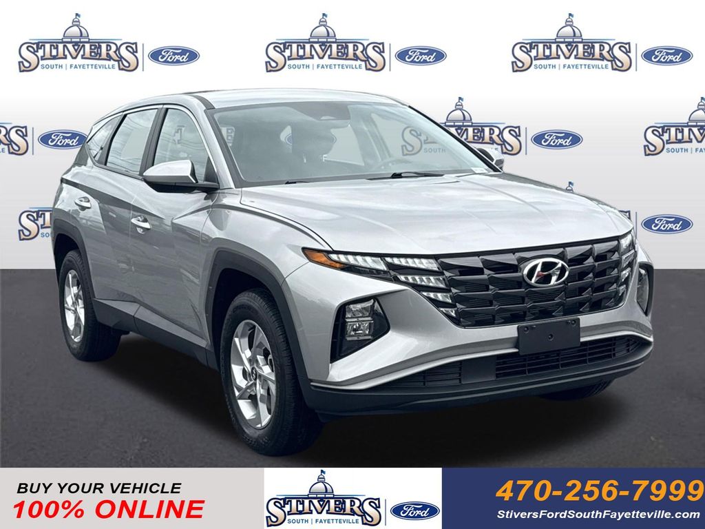 Shimmering Silver 2024 Hyundai Tucson SUV / Crossover All-Wheel Drive 8-Speed Automatic
