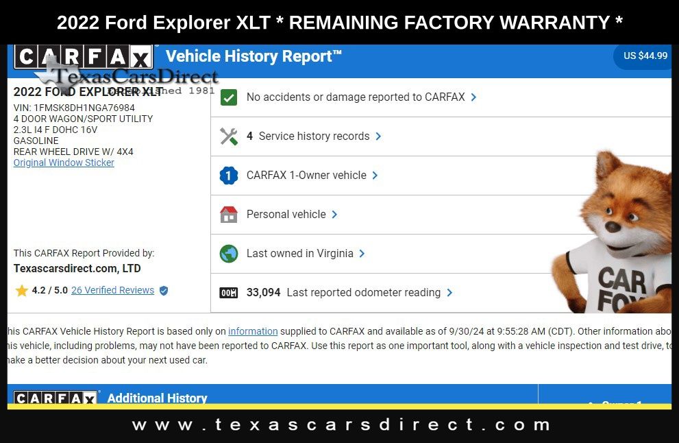 2022 Ford Explorer XLT 10