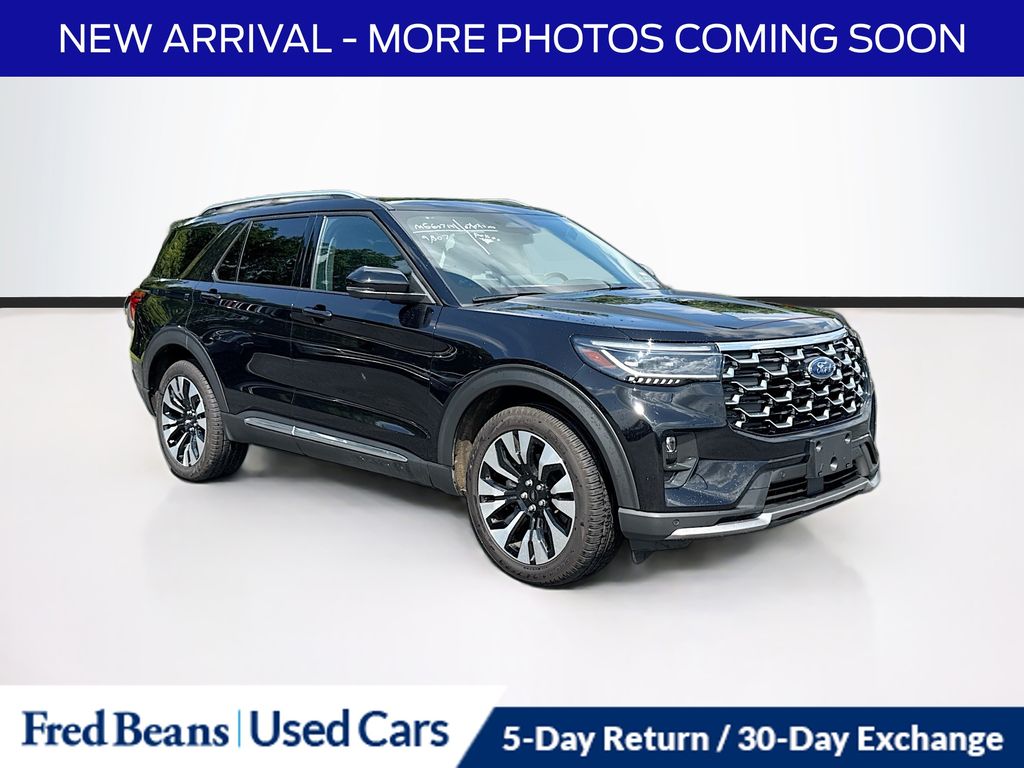 Black Metallic 2025 Ford Explorer SUV / Crossover All-Wheel Drive Automatic