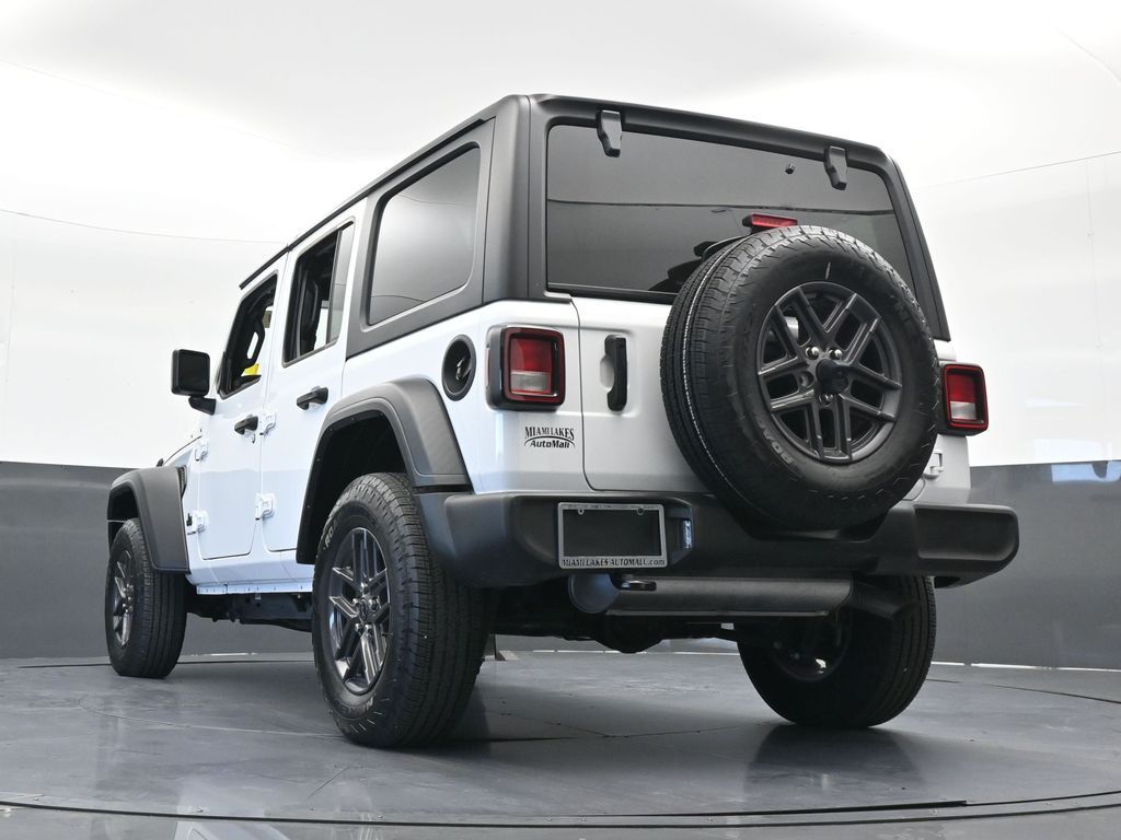 Used 2024 Bright White Clearcoat Jeep Sport S image 51