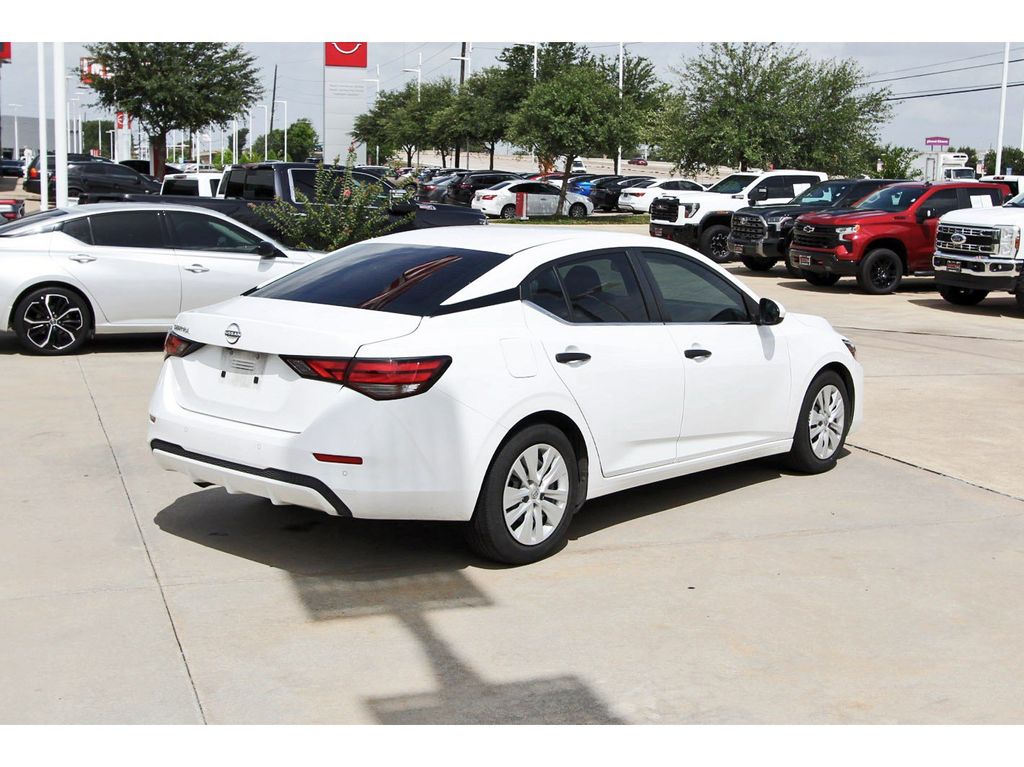 2024 Nissan Sentra S White at North Houston Mitsubishi